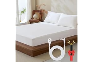 GROUNDINGTIME Grounding Sheets King, Grounded Bed Sheet 10% Pure Silver Fiber Connected Earth Energy, Fitted Earth Sheets with Grounding Tester-White