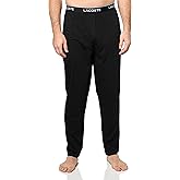 Lacoste mens Cotton Stretch Essentials Relaxed Fit Pajama Pants