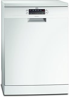 AEG FFB53600ZW Stand-Geschirrspüler, freistehend / 60 cm / AirDry / Energiesparend / Spülmaschine mit Besteckkorb, Beladungserkennung, Glas-, Intensiv- & Kurzprogramm