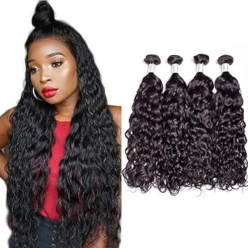 Maxine Indian Hair Water Wave 4 Bundles Wet And Wavy Human Hair