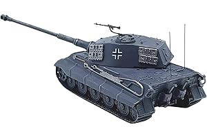 MOUDOAUER 1/72 Scale Alloy WWII German Berlin 1945 Tiger II Tank Fighter Military Diecast Model for Collection