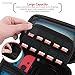 Insten Hard Carrying Case for Nintendo Switch Car Mounting Travel Zip Carry Bag EVA Pouch Stand Cover with 10 Game Cartridge Slot Holders & Hand Strap for Nintendo Switch Console & Accessories, Blackthumb 3