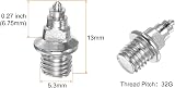 sourcing map 5pcs Track Spikes 6.75mm Hard Steel Replacement Spikes for Running view 2