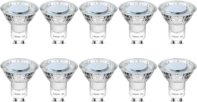 Lepro GU10 LED Bulbs Cool White 5000K 4W 325lm 100° Pack of 10