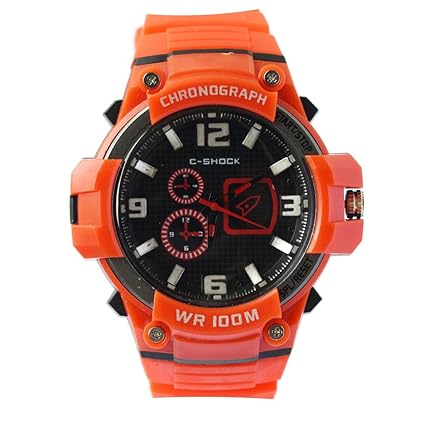 VITREND (R-TM) New C-Shock WR 100M Chronograph Official Look Watch for Boys & Men(Random Colors Will be�