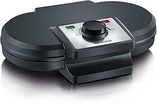 SEVERIN WA 2106 Doppel-Waffelautomat (1.200 W, Doppelwaffelplatte) schwarz