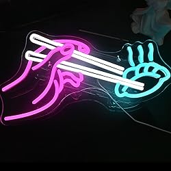 FAXFSIGN Dumplings Neon Sign Chinese Restaurant Led