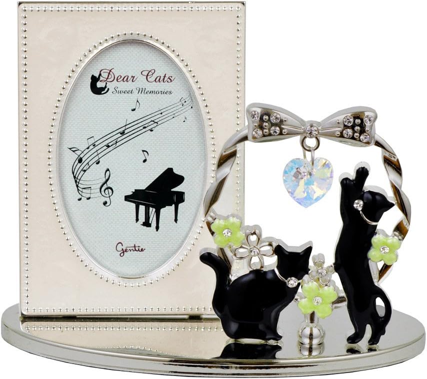 GENTIE Ornament frame Black Cat G-4317S