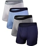 BAMBOO COOL Men's Underwear Boxer Briefs Soft