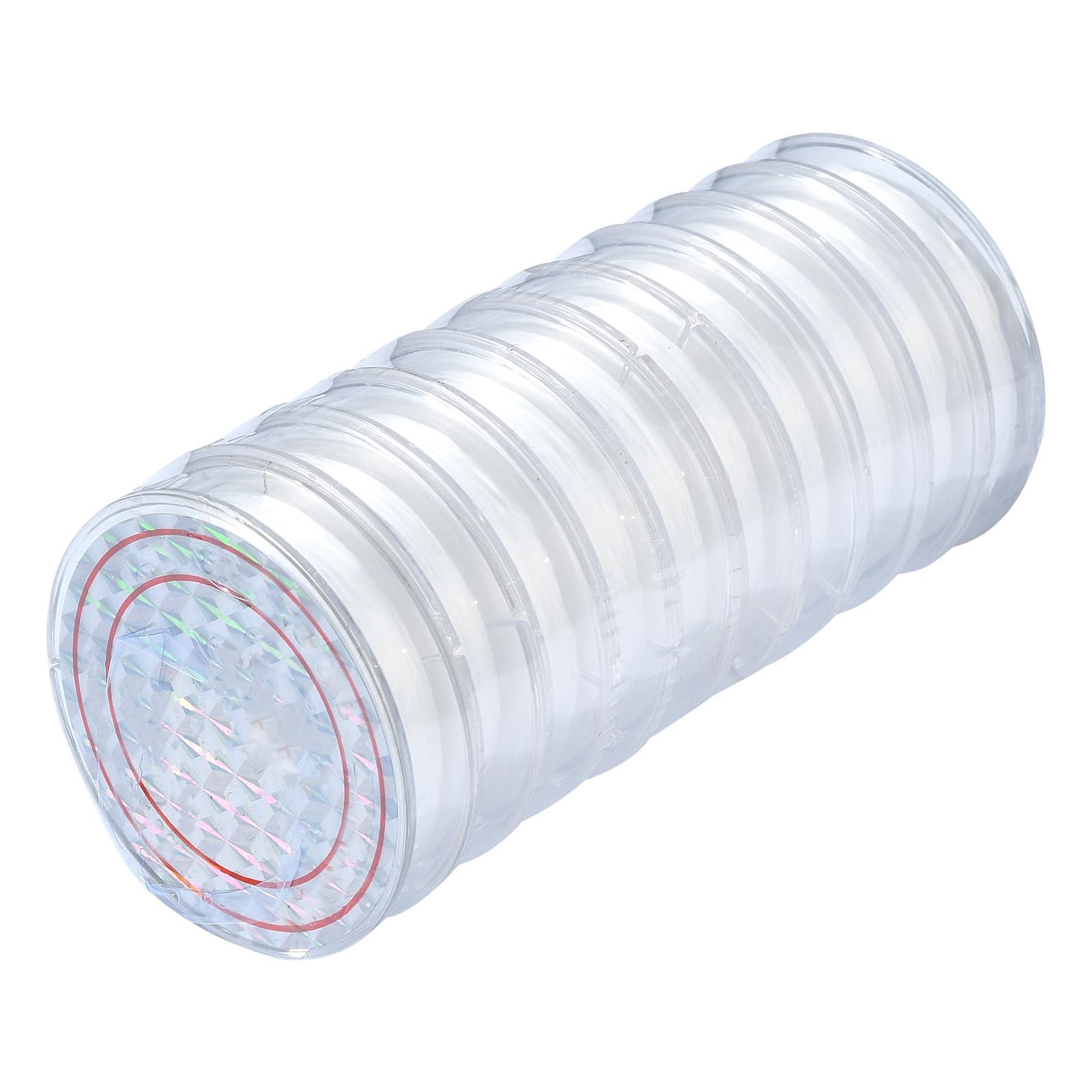 UR URLIFEHALL 10 Rolls Flat Crystal Elastic String 0.8mm Stretch Elastic Beading Cord for Jewellery Hanging Decoration Craft Party 10m/Roll — image 1