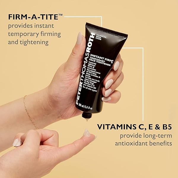 PETER THOMAS | INSTANT FIRMX TEMPORARY FACE TIGHTENER | FIRM AND SMOOTH THE LOOK OF FINE LINES, DEEP WRINKLES AND PORES[MIGEMI(3.4 FL OZ)]