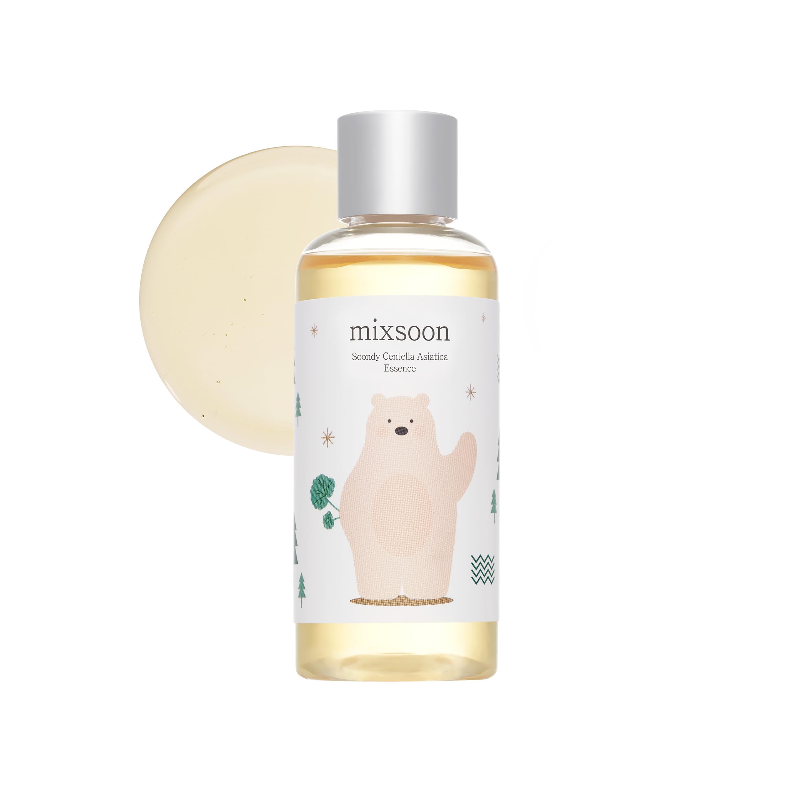 mixsoon Soondy Centella Asiatica Essence - High-Concentration CICA for Refined Clarity, Fast-Absorbing Soothing Formula for Vibrant & Resilient Skin, Hydrating Barrier Support, 100ml