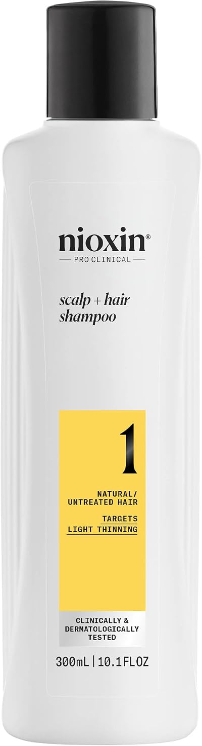 NIOXIN System 1 Scalp + Hair Shampoo 300ml Thickening for Natural Hair