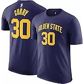 Stephen Curry Golden State Warriors NBA Kids Youth 4-20 Navy Statement Edition Performance Jersey T-Shirt