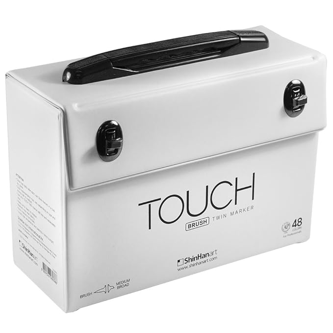 ShinHan : Empty Touch Twin 48 Brush Marker Pen Case (Excludes Marker Pens)