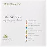 Nu Skin Pharmanex LifePak Nano | Daily Supplement | 60 Convenient Packets | Advanced nanotechnology formula with essential vitamins, minerals, phytonutrients, omega-3 fatty acids &amp; 60+ antioxidants