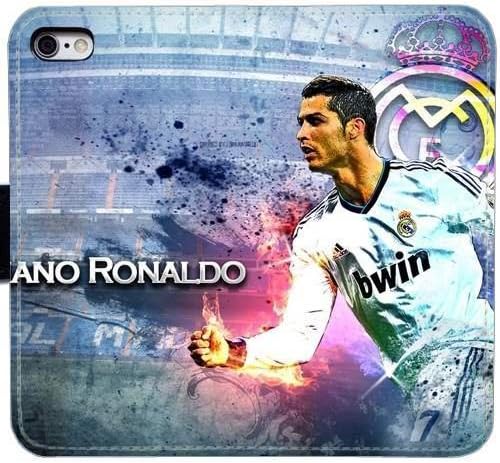 Cristiano Ronaldo Phone Cover Leather Wallet Case Protective Case for iPhone 6 6S 4.7 inch