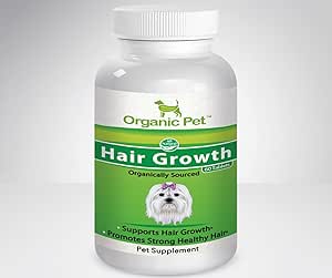 Amazon Com Organic Pet Supplement For Dogs Cats Hair Growth Beauty Pet Supplies