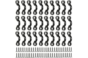 QLXHBOT Kayak Pad Eye，Eye Straps, Deck Loop Pad Eye Nylon Bimini Boat Top PAD Eye, Pad Eye Bimini -30Pcs