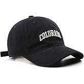 Colorado Hat Unisex Solid Color Baseball Cap Sun Hat for Men and Women