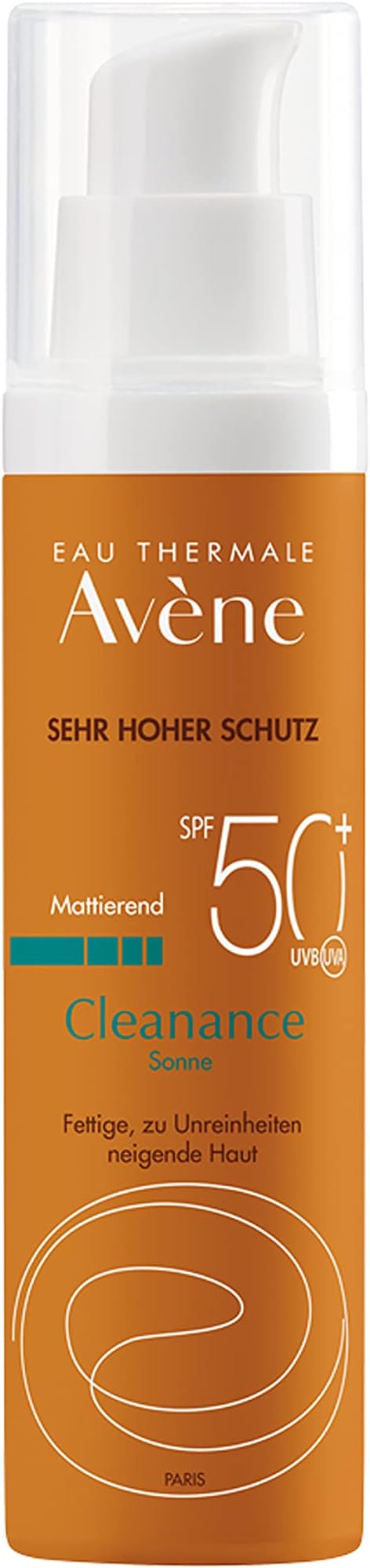 Avene SOL SPF 50+ Cleanance Face Sun Protection 50ml