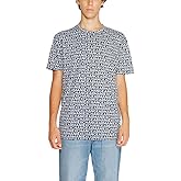 Armani Exchange Mens All Over Logo Print Regular Fit Tee