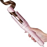 TSUYAGLA Automatic Curling Iron,1 1/4 Hair Curler with 3 Temperatures, 10S Fast Heating, 2-Way Rotation, 30 Min Auto Shut-Off, 500 Million Ionic, Anti-Scald-Tangle for Long Hair