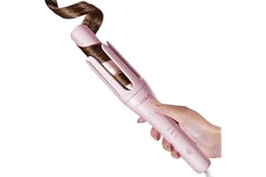 TSUYAGLA Automatic Curling Iron,1 1/4 Hair Curler with 3 Temperatures, 10S Fast Heating, 2-Way Rotation, 30 Min Auto Shut-Off, 500 Million Ionic, Anti-Scald-Tangle for Long Hair