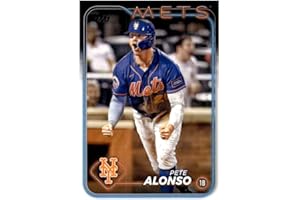GENERIC 2024 TOPPS #20 PETE ALONSO NEW YORK METS BASEBALL OFFICIAL TRADING CARD OF MLB