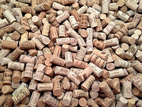 Wine Corks | Brand New, Authentic, All Natural | Printed, Winery-Marked, Craft Grade | Uncirculated, Uniform & Clean | Excellent for Crafting & Decor | Premium Wine Cork (1000 NEW WINE CORKS)
