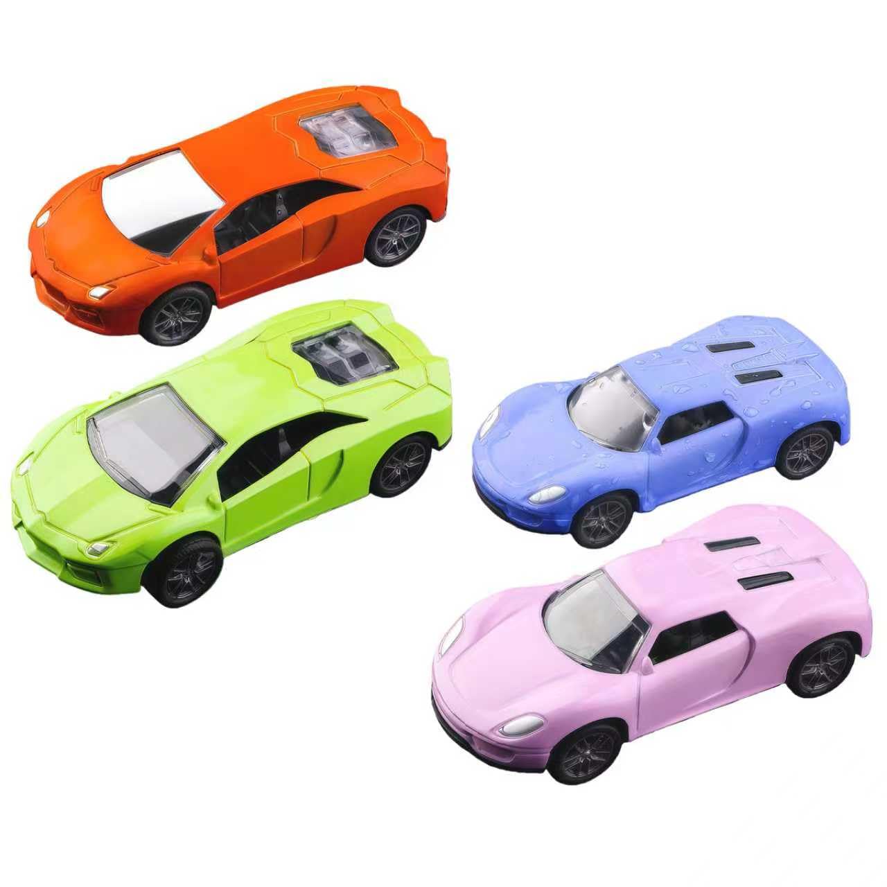 QIANSSE 2 PCS Colour Change Toy Cars, Water Activated for Bath Time Play Gift for 2-6 Year Olds