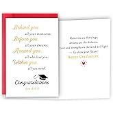 HEJOYN Graduation Card Gift for High School College Grad, College Graduations Card for Him Her, Congratulations on Grad Cards Gift, You Did It 2026
