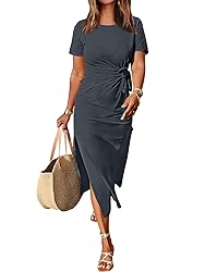 ANRABESS Women's 2025 Summer Maxi Tshirt Dress