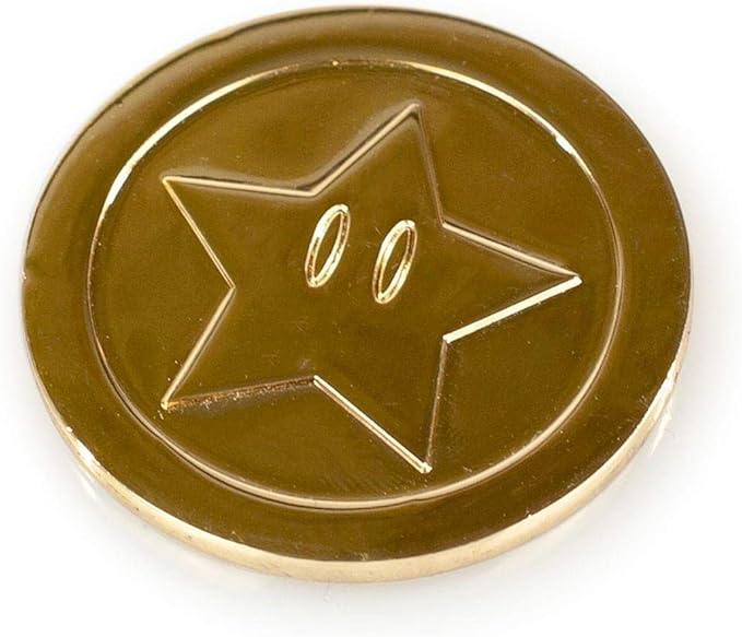 Amazon Com Toynk Super Mario Collectibles Toys Super Mario Bros Gold Coin With Gift Box Toys Games