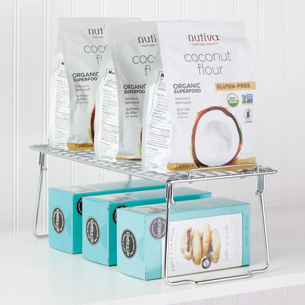 color bronce Moderno organizador de armarios para la vajilla latas de