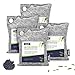 ZAMAT 800g/4pack Bamboo Charcoal Air Purifying Bags, Efficient Odor Eliminators for Home, Natural Non-Toxic Activated Charcoal Odor Absorber Air Freshener Moisture Absorber for Home Closet Fridge Car