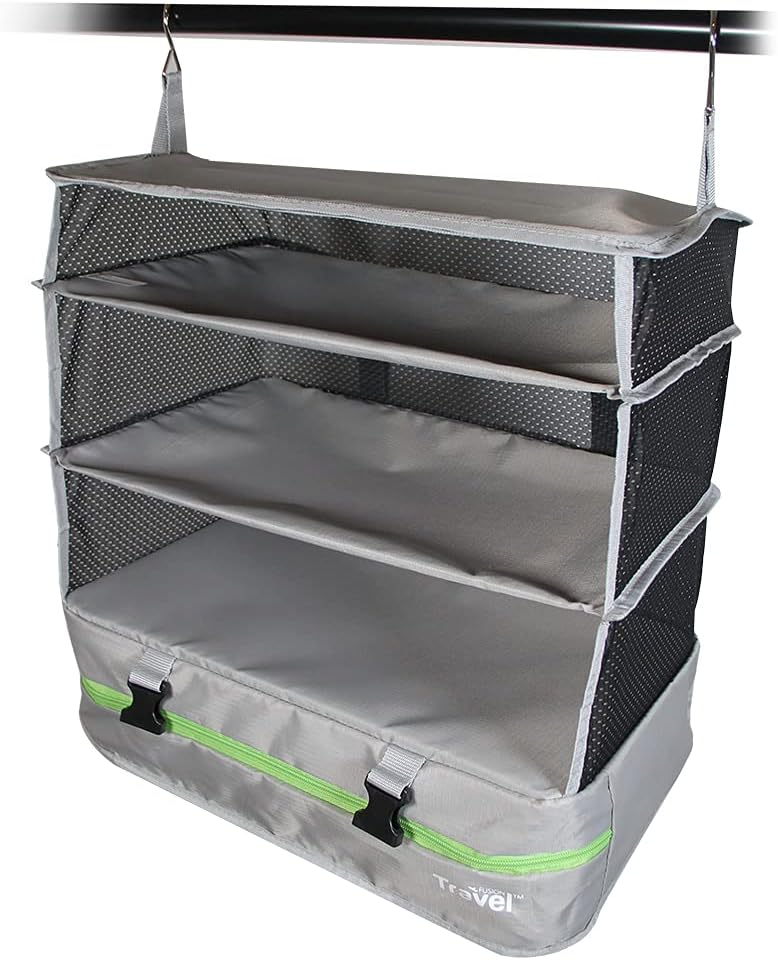 StowNGo Space Saving Travel Luggage Organizer and Packing Cube With