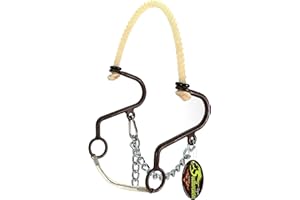 SOUTHWESTERN S Hackamore Rope Nose Band Western Antique Bronze