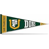 Rico Industries NCAA San Francisco Dons 12" x 30" Felt Wall Décor Pennant - Great for Home/Bed Room/Man Cave Décor