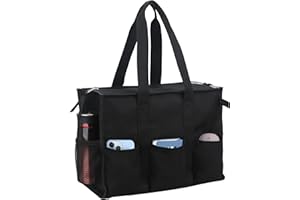 ABAMERICA Nurse Bags for Work Nursing Bag Multiple Pockets Waterproof Organizing Zip Top Clinical Bag for Nursing Students