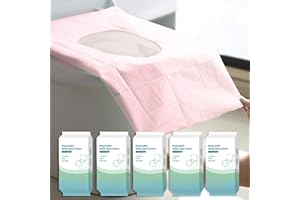 Rgqphantom 50 Pack Toilet Seat Covers Disposable 16x24 Inch XL Portable Toilet Liners Travel Seat Cover for Outdoors,Hotel, H