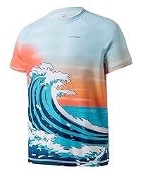 VAYAGER Mens Swim Shirts UPF 50+ Rash Guard for Men