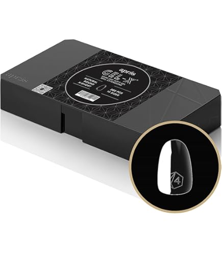 Amazon.com: Apres Gel-X® Natural Round Tip Box | 500pc Gel-X Tips