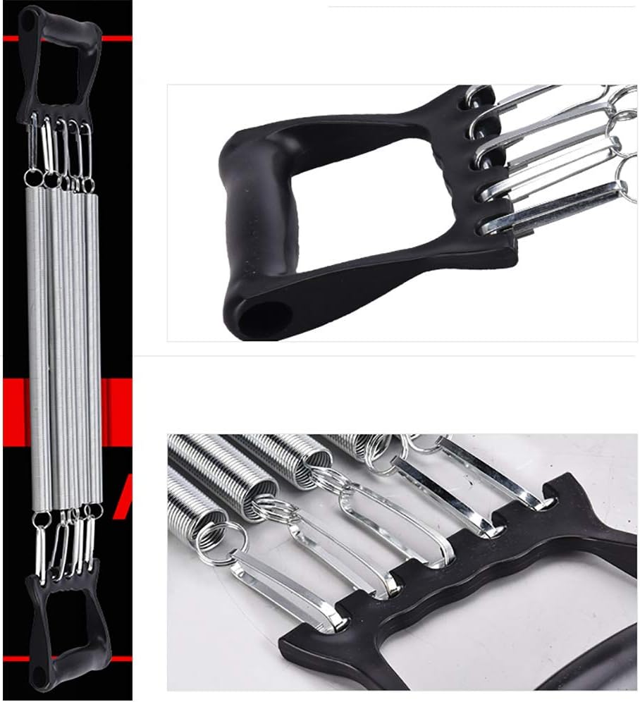 Chest Taring Spring Chest Expander,Adjustable Pull Strength 5 Spring Fitness, Arm Pull ...