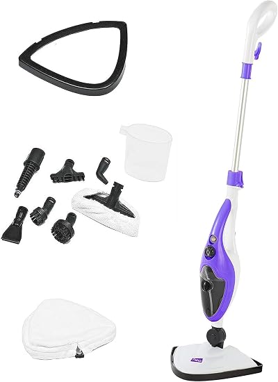 Neo 10 in 1 1500W Hot Steam Mop Cleaner Purple