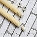 Taper Candles-Led Melted Dripping HoneyComb Flickering Flameless Candles With Timer,12 inch tall,Ivory,Pack of 2