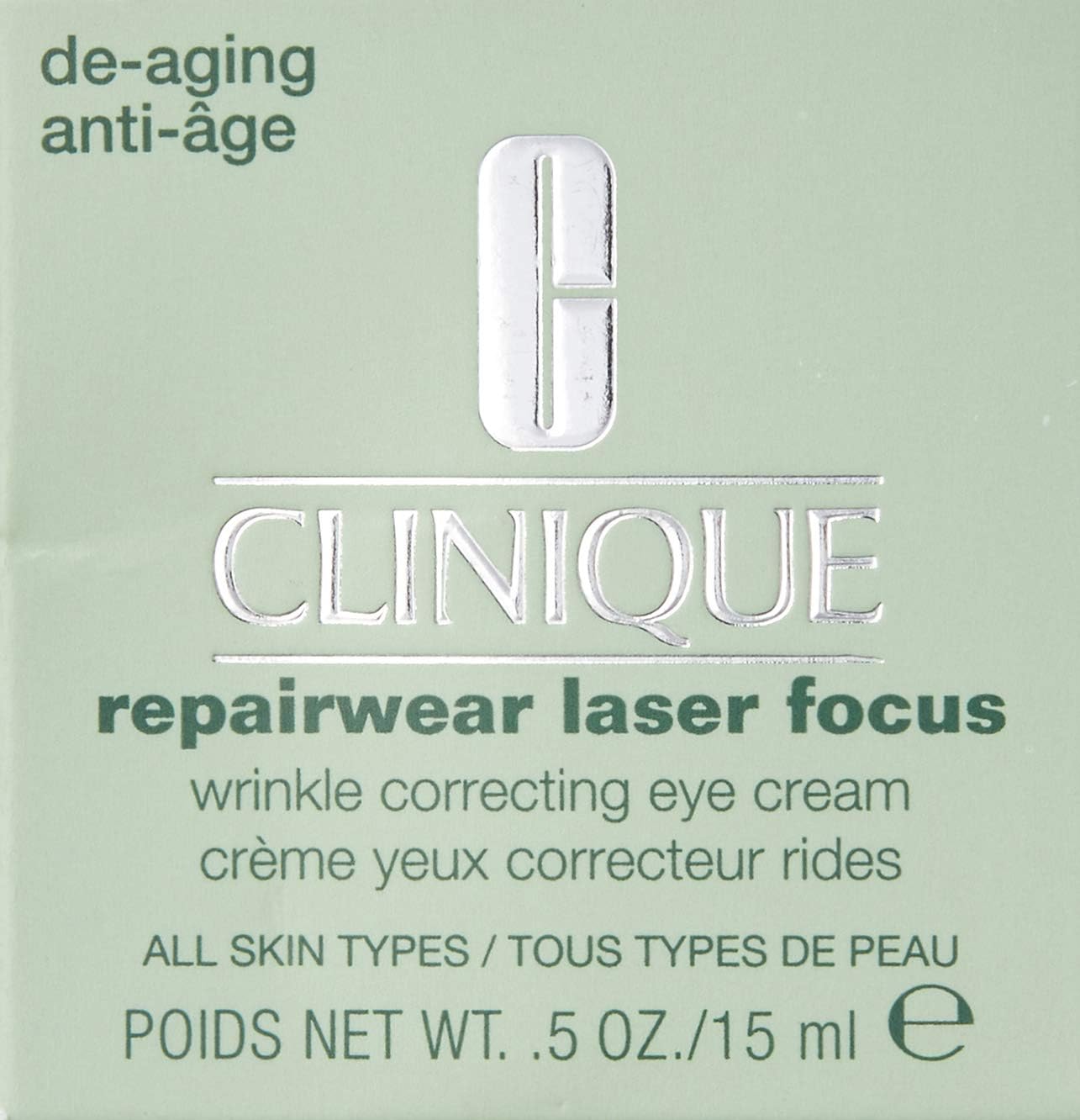 Clinique Repairwear Laser Focus Wrinkle Correcting Eye Cream, Anti-Ageing Formula, Clear, 15 ml (Pack of 1) - Image 3
