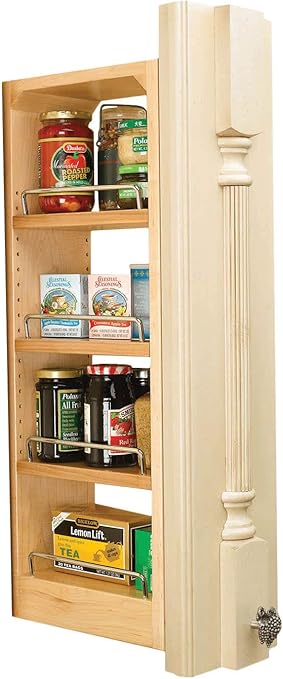 Amazon Com Rev A Shelf 432 Wf 6c 6 Wall Filler Pull Out With