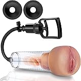 Vacuum Penis Pump, Manual Penis Enlarger for Male Erection & Enhancement, Sex Toys for Men,Penis Massage & Stimulation Device