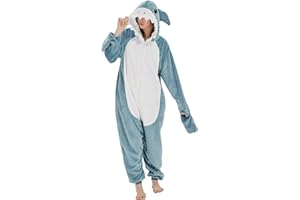 SWEETXIN Adult Unisex Onesie Pajamas Halloween Christmas Cosplay Costume Suit for Women and Men